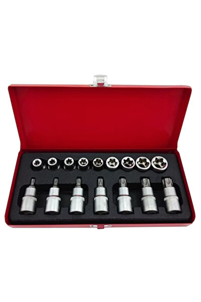 OEM MLG-2029 set de chei tubulare din 16 piese cu capete Torx
