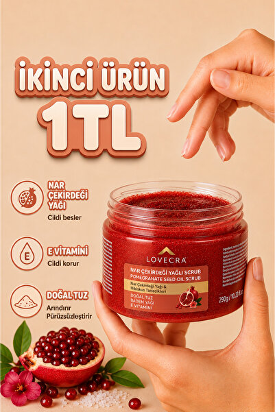 LOVECRA Body Scrub El Bakım Ve Ölü Derilerden Arındırıcı Onarıcı Vucüt Peelin...