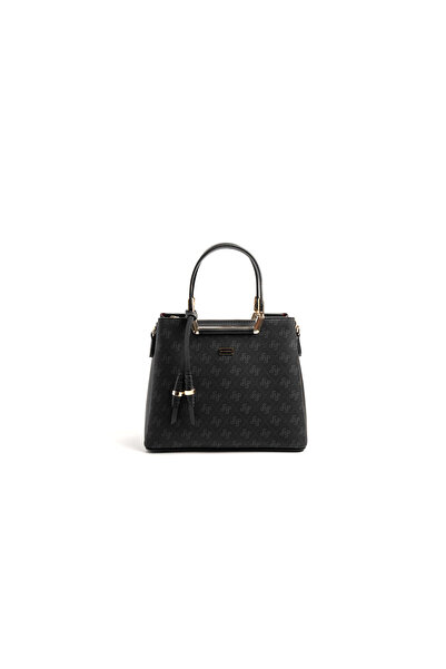 Silver Polo حقيبة كتف للنساء / البنات 969-46416 BAG M178 BLACK-MAT BLACK