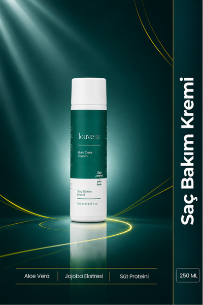 Louvess Saç Bakım Kremi (Aloe Vera - Papatya Ekstresi - Süt Proteini - Jojoba...