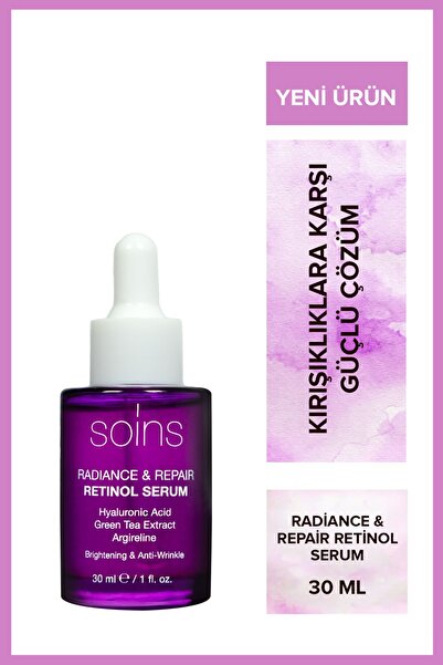 Soins Organic Parlaklık Onarım Sağlayan Retinol Serum 30ml