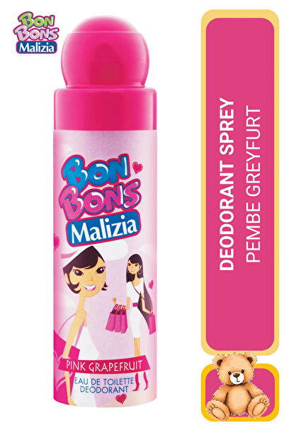 Malizia Bon Bons Çocuk Deodorant Sprey Pembe Greyfurt 75 ml