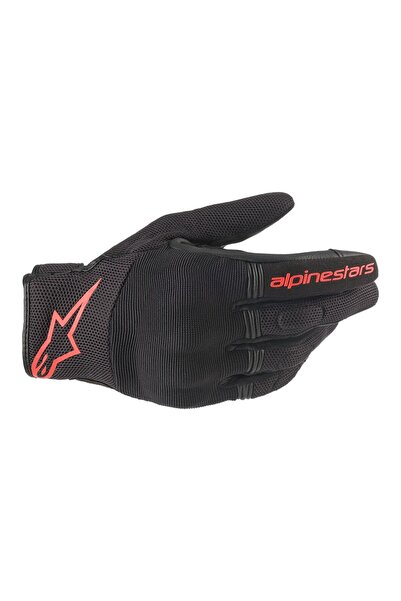 Alpinestars Copper Korumalı Motosiklet Eldiveni Siyah Kırmızı