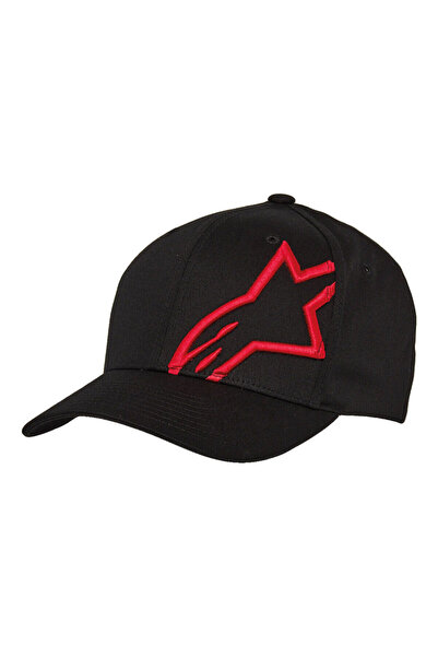 Alpinestars Corp Shift 2 Curved Brim Şapka Siyah Kırmızı