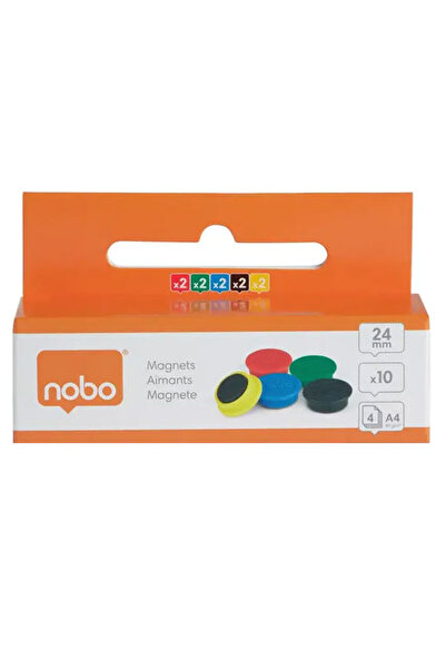 Nobo Magnete pentru tablă albă 24mm 10/BUC