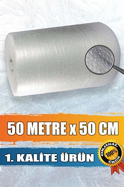Şehzat Üç Katlı Kalın Balonlu Naylon 1 .sınıf Balonlu Patpat Havalı Naylon Pat Pat Ambalaj 50 Cm X 50 Metre