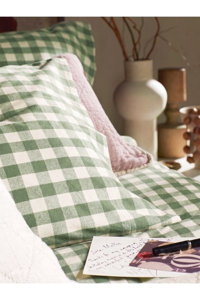 Tabu Home Ranforce Mint Çift Kişilik Nevresim Seti