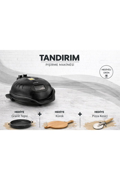 TANDIRIM Ekmek Pişirme Makinesi (Kesici - Kürek - Tepsi Hediyeli)