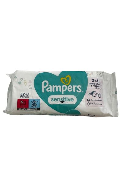 Pampers Set 10 x 52 Servetele Umede Sensitive