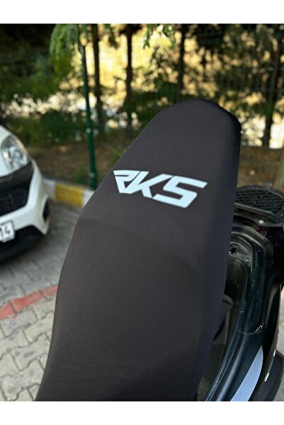 Utku Giyim RKS UYUMLU MOTOSİKLET KOLTUK SELE KILIFI SİYAH RENK