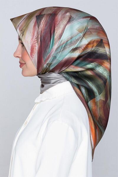 Armine Special Nostalgia Series Twill Silk Scarf Models 8339D-35