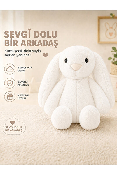 50cm Long Ear Sleep My Friend Easter Rabbit Soft Furry Plush
