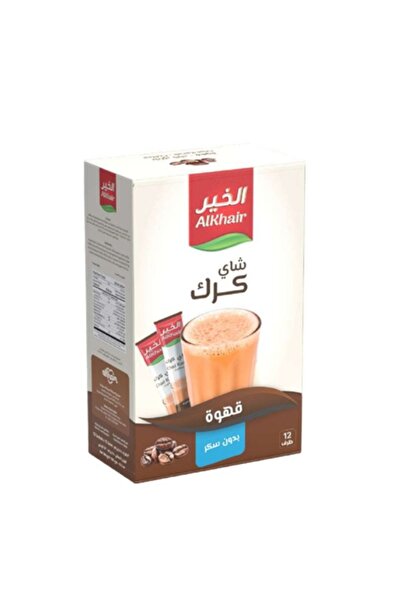 Alkhair الخير شاي كرك بالقهوة بدون سكر 15 جم × 12 كيس – نكهة قوية وعطرية