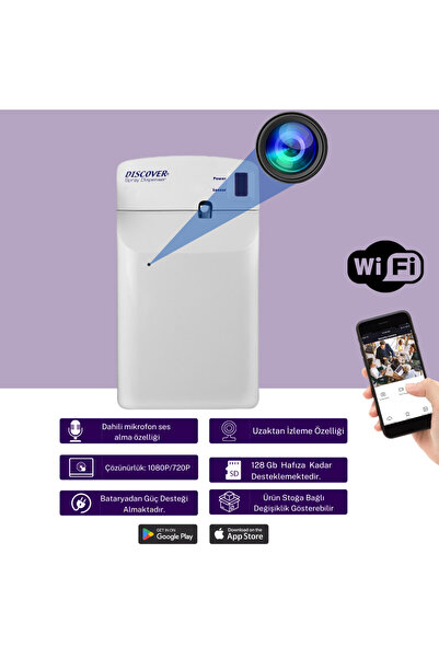 intermax Otomatik Sprey Püskürtücü Güvenlik Kamerası Wİ-Fİ 1080P HD 4K CCTV K...