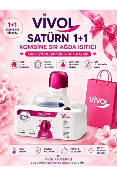 Vivol Saturn 1+1 Kombıne Sir Ağda Isıtıcı