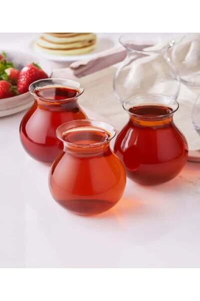 Onedekor 6'lı Borosilikat 200 ml Çay Bardağı Keyf-i Ala