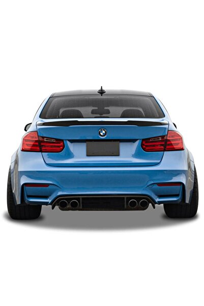 Genel Markalar Bmw F30 Spoiler Bagaj Üstü F80 M4 Yarasa Tip Parlak Siyah