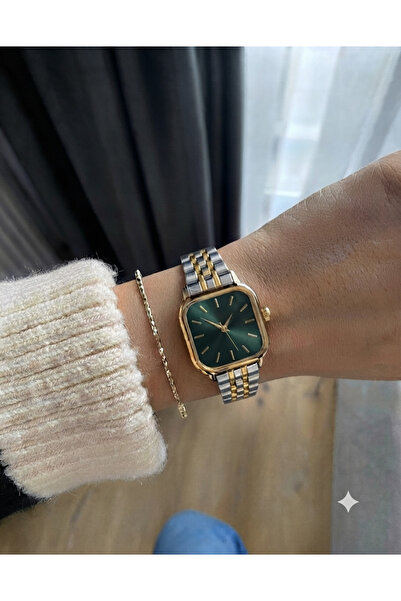 DARK BLANC Vintage kare model kol saati