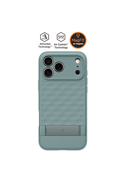 Spigen MagSafe Case for Apple iPhone 17 Pro, Spigen, Caseology Parallax S, Green