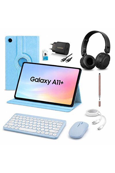 Samsung Galaxy Tab A11 Plus 11'' 6GB 128GB TABLET+KILIF+KLAVYE+MOUSE+ŞARJ BAŞ...