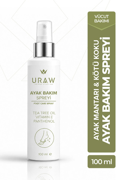 Uraw Ferahlık & Koku Kontrolü | Ayak Bakım Spreyi 100 ml