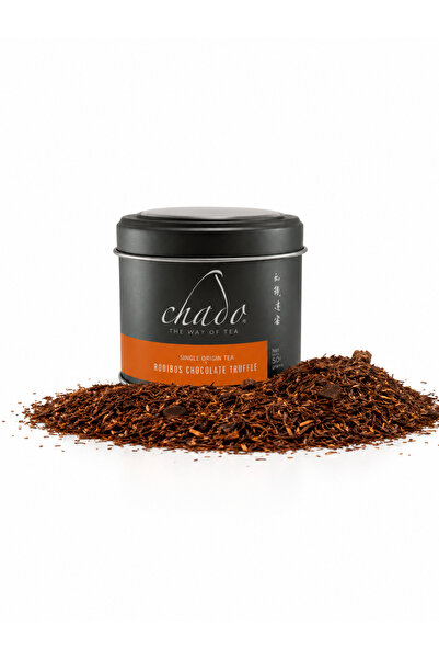 Chado Rooibos Chocolate Truffle Kakao ve Karamel Parçacıklı Kafeinsiz Dökme K...
