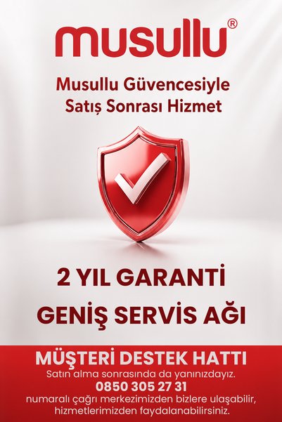 Musullu MSL-304 Paslanmaz Çelik Çatal Bıçak Kaşık Seti 24 Parça