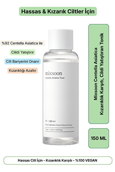 mixsoon Centella Asiatica Özlü Yatıştırıcı Onarıcı Nemlendirici Tonik 150ml