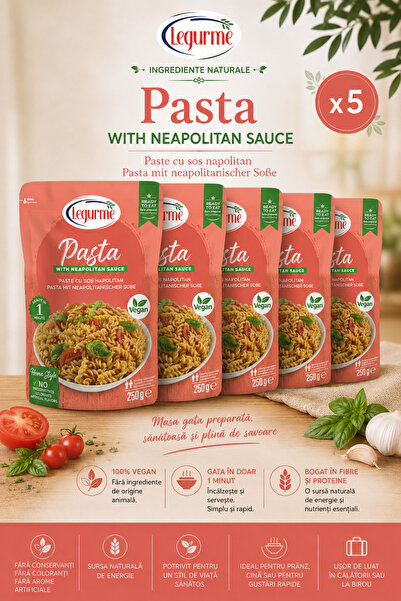 Legurme Paste cu sos napolitan 250gr x5