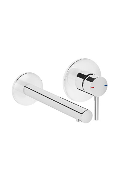 VitrA Origin Ankastre Lavabo Bataryası A42581 Sıva Üstü Grubu - İki Rozetli -...
