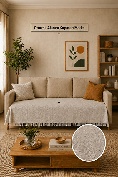 Gizo Home Eco |   Cotton Bohemian Sofa Cover, Sofa Bed Cover, Armchair Cover,...