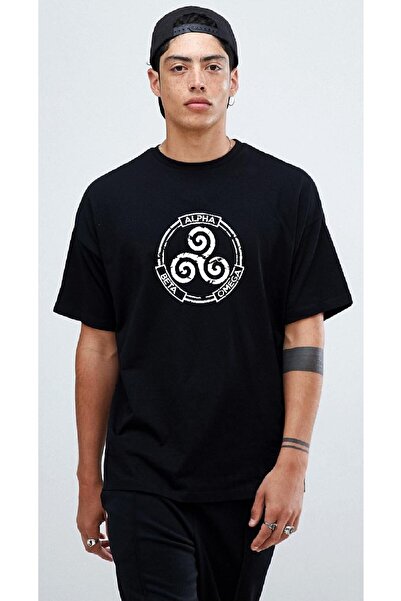 nrage Μπλουζάκι Teen Wolf Alpha Beta Omega Oversize