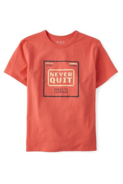 The Children's Place تي شيرت بطبعة "Boys Never Quit" للأولاد