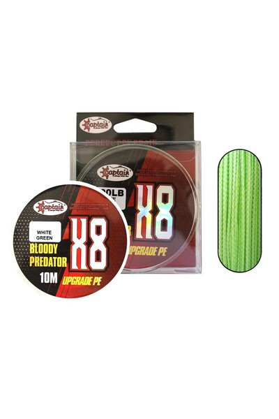 CAPTAIN Hook Line 8X Upgrade Pe Bloody Predator Jigging Assist Lanyard 10Mt G...