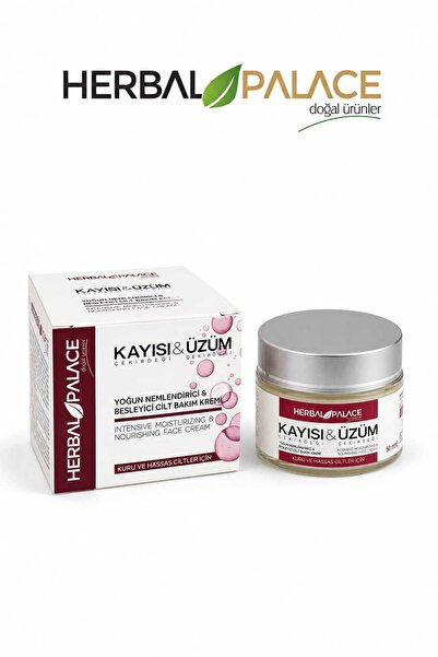 Herbal Palace Kayısı Çekirdeği - Üzüm Çekirdeği Kremi 50 Ml