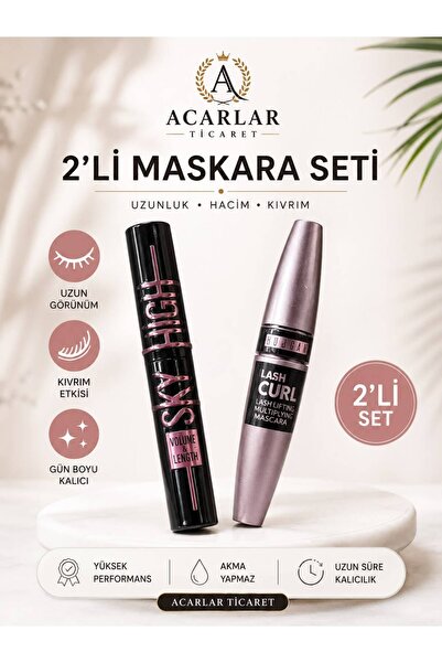 Acarlar Ticaret Lash Extension High Maskara & Lash Extension High Black Maskara