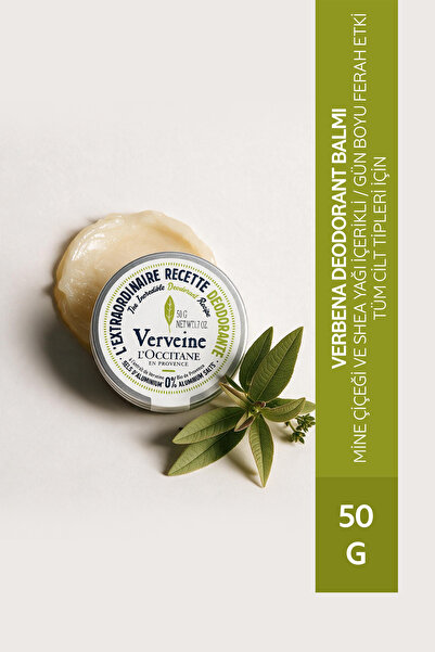 L'Occitane Verbena Deodorant Balmı, Unisex, Mine Çiçeği ve Shea Yağı İçeren, ...