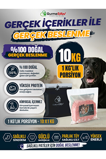 | BARF PLUS EXTRA + RAW SPECIAL | 5 kg + 5 kg | 1 kg Porsiyonlu | Premium Fiyat-Performans Kombinasyonu