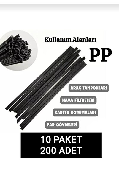 DapTeknik Plastik Kaynak Elektrodu PP ( P ) 10 Paket (200 ADET)