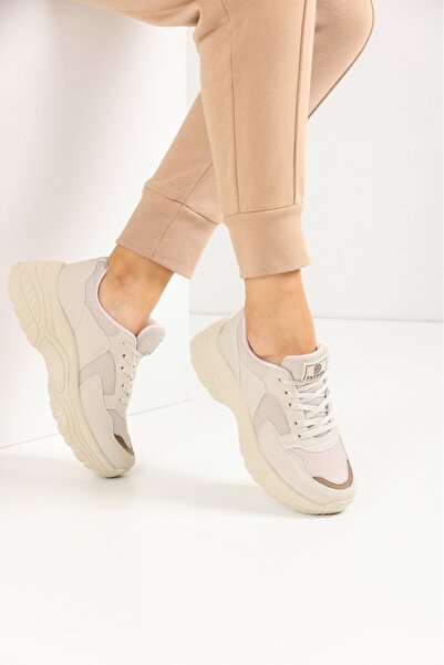 eformoda by emre yılmaz Bej Kadın Erkek Sneaker 0140