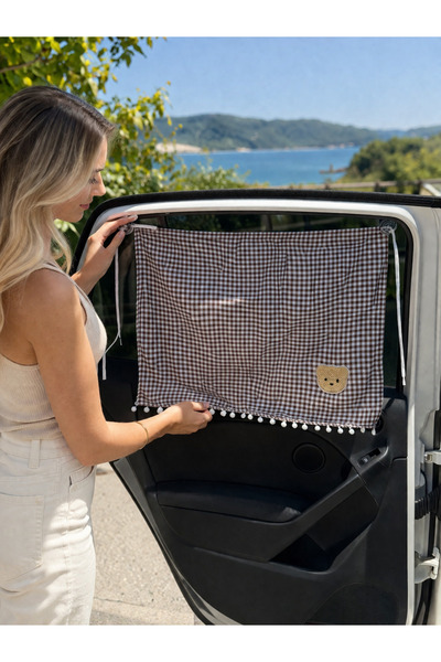 zehracatasariim Cute Car Sun Shade Curtain with Uv Protection Safety