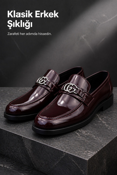 PATRICK CASSA Men's Genuine Leather Classic Jürdan Casual Shoes