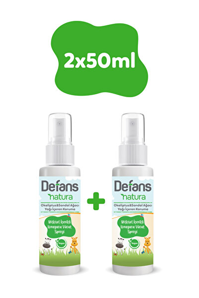 Defans Natura Bitkisel İçerikli Koruyucu Vücut Spreyi 2'li