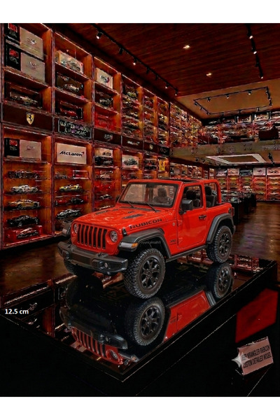 OYUNCAKSAHİLİ Jeep Wrangler Rubicon Metal Orjnal Koleksiyon 12.5cm Model Jip ...