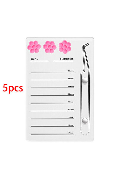 Choice3 A0022-5PCS White Eyelash Extension Scale Holder Magnetic Acrylic Lash...