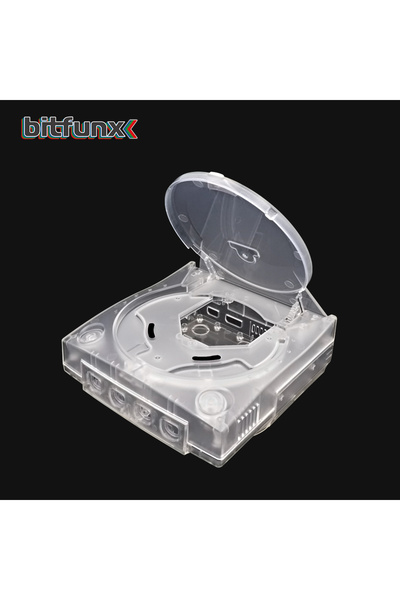 Choice Translucent white Bitfunx Replacement Plastic Shell Translucent Case f...