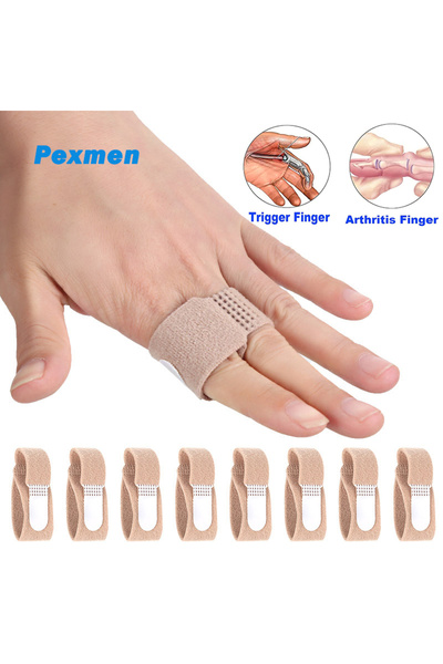 Choice 1 قطعة من دعامات الأصابع Pexmen (1/2/5/10 قطع) لعلاج الأصابع المكسورة ...