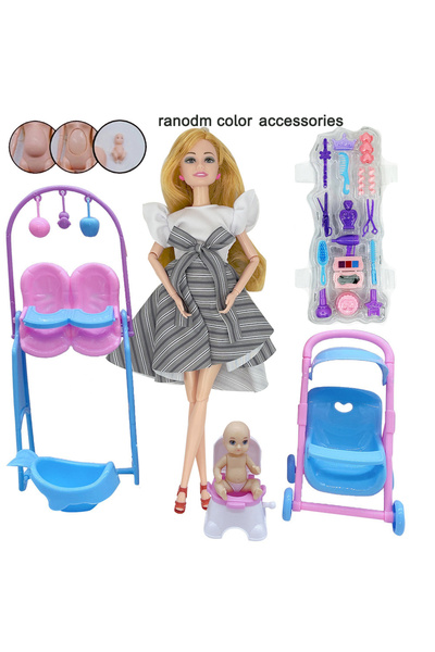 Choice Grey mom set Pregnant Mom Big Belly Educational Toy Set Youngsters's S...