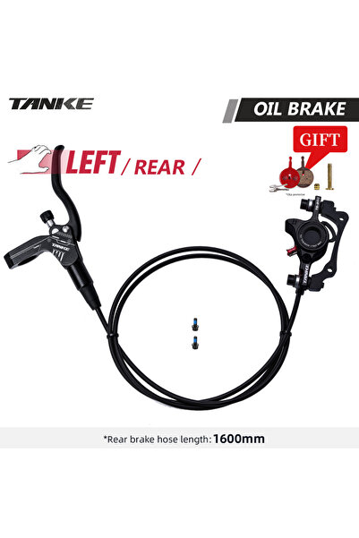 Choice Black-LR TANKE MTB Bike Hydraulic Disc Brake Oil Pressure Caliper Clam...