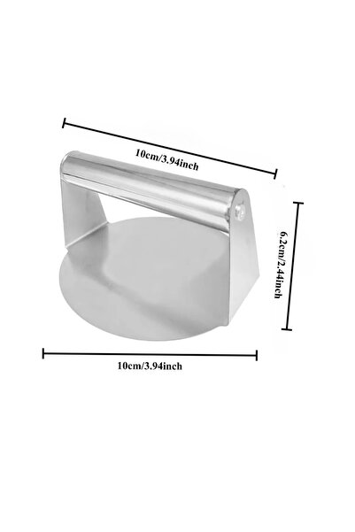 Choice 10CM New Stainless Steel Smash Burger Press | Heavy Duty Patty Maker &...